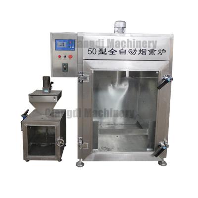 China electric type automatic fish meat chicken bacon sausage smoking machine for sale