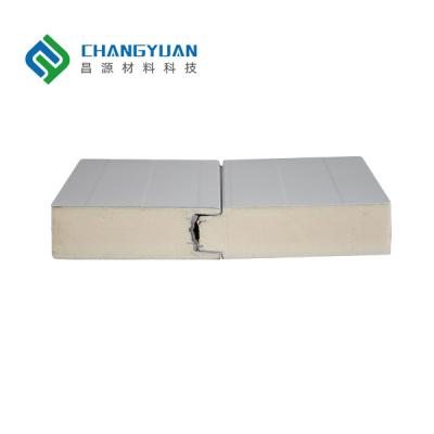 China Painel isolante de poupança de energia 100 do poliuretano da parede 150 200mm à venda