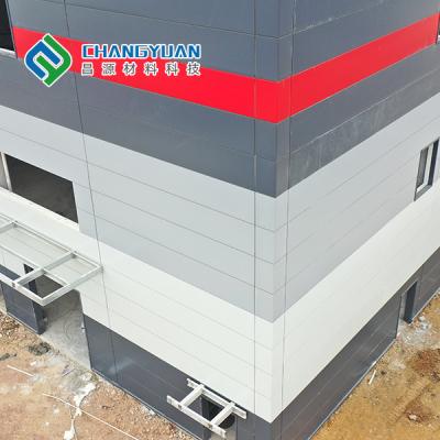 China Four Groove Curtain Wall Metal Panel 50/75/100mm Pu Wall Panel for sale