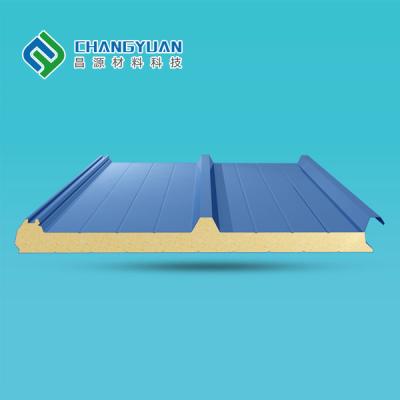 China Poliuretano 200m m del panel de bocadillo del panel del tejado del bocadillo de la PU de los ahorros de la energía en venta