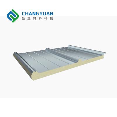 China Sandwich Polyurethane Insulated Roof Panels Waterproof 200mm for sale
