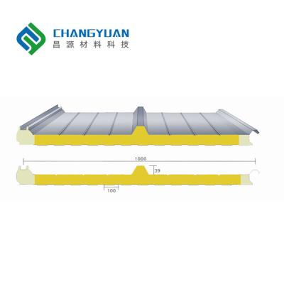 China OEM Polyurethane PU Sandwich Roof Panel With Sound Insulation for sale