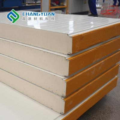 China Durable PU Sandwich Wall Panel Anti Corrosion Sandwich Panel Polyurethane for sale