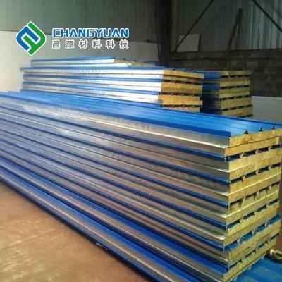 China 50mm-200mm Sandwich Sheet For Roofing PVC/SMP/PVF surface for sale
