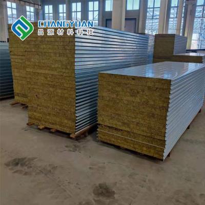 China Fireproof Insulation Sandwich Panels Silicon Rock Insulated Wall Panels for sale