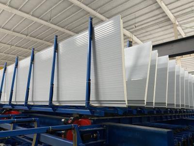 China High Durability Polyurethane Sandwich Wall Panel With Stainless Steel Board Surface zu verkaufen