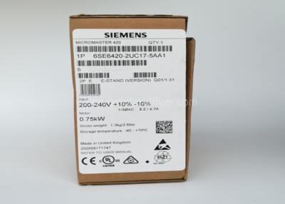 China Conductor original 6SE64202UC175AA1 del inversor de Siemens 6SE6420-2UC17-5AA1 Simatic en venta