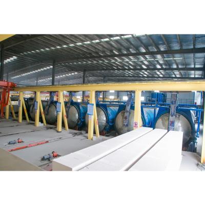 China AAC Autoclaved Aerated Concrete Block Production Line Autoclave Mobile Concrete Block Making Machine for sale