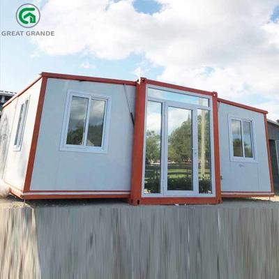 China Expandable Container House Prefabricated Expandable Shipping Container Homes Readymade House Container Storage Container for sale