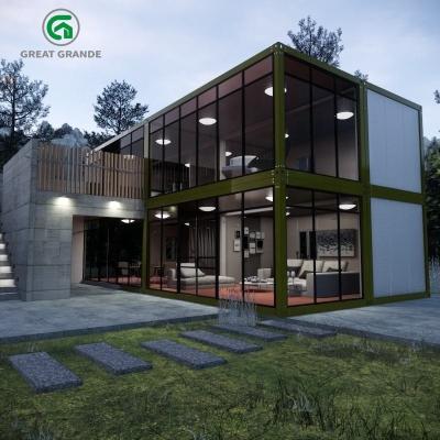 China ISO9000 eco Flat Pack Prefab House Shipping Container For Home Construction for sale