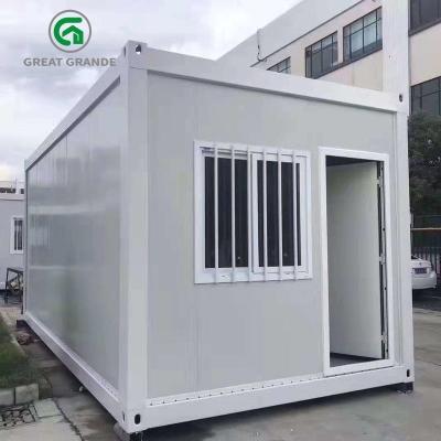 China El ODM alzó el envase prefabricado movible prefabricado de la casa del paquete plano en venta