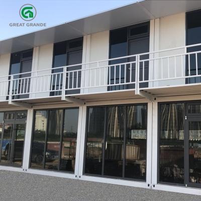 China Building Flat Pack Prefab House Eps Prefabricated Houses For Construction Site for sale