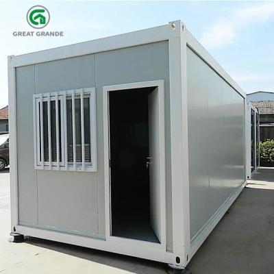 China 160square Sandwich Panel Flat Pack Prefab House Office for sale