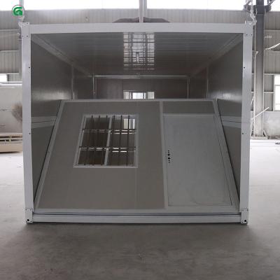 中国 折り畳み式のプレハブのオフィスは拡張できる容器の家色の鋼鉄を組立て式に作った 販売のため