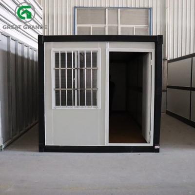 China Small Tiny Office House Modular Folding Container House Customized Color for sale