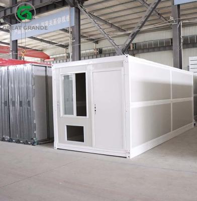China Steel Fireproof Living Prefab Container Homes Portable Folding House for sale