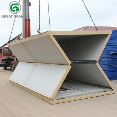 China Relocatable Portable Folding Prefab Mezzanine Office Customizable for sale
