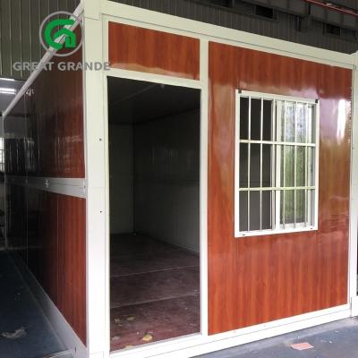 China 1.1 Tons Anti Theft Prefab Folding Container House Office European Standard for sale