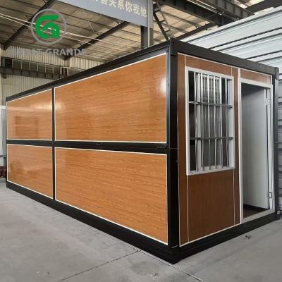 China ODM portátil prefabricado de acero galvanizado de las chozas de la oficina del sitio de la cabina en venta