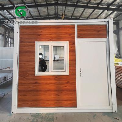 China La oficina prefabricada Q235B del envase del contenedor modular portátil de la casa del sitio galvanizó el acero en venta