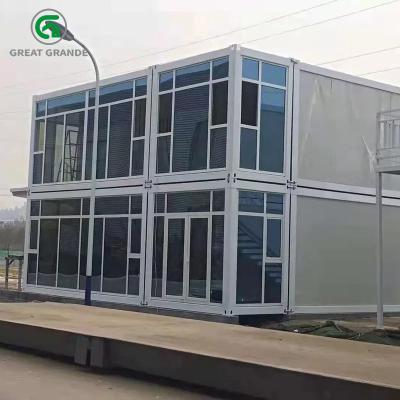 中国 Towable折り畳み式のプレハブの建築現場はオフィスを取除く 販売のため