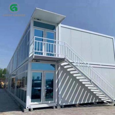 China Fireproof IEPS Construction Site Sheds Tempered Glass Container House For Shopping Malls for sale