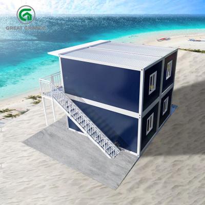 Chine Construction modulaire en acier pliable extérieure du conteneur Q235B de bureau adaptée aux besoins du client à vendre
