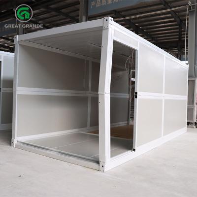 China Kitchen Toilet Bathroom Prefabricated Folding Container House Single Side Wall Single Door for sale