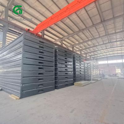 Chine Vie Espace-efficace de construction se pliante de conteneur de hangar remorquable préfabriqué de site à vendre