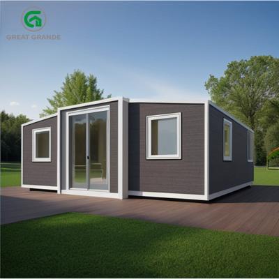 China 5 Bedroom Shipping Container Expandable Prefab House Kitchen Toilet Interior Design for sale