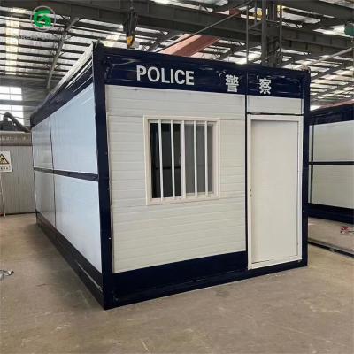 China Movable Prefabricated Foldable Container House Security Guard Box Fireproof for sale