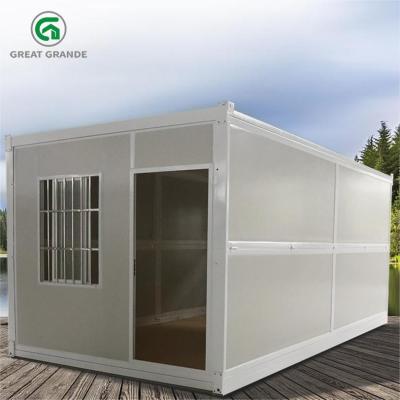 China Prefab Container Folding House Temporary Housing Level 10 Wind Resistance for sale
