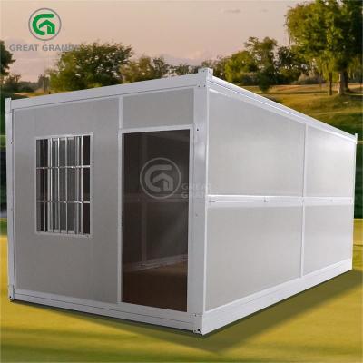 China Frame Galvanized Steel Foldable Prefab Shipping Container Homes Save Shipping Costs Supplier for sale