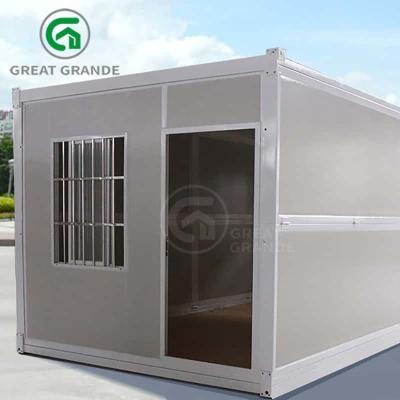 China Galvanized Steel Structure Grande Fold Out Container Homes For Temporary Housing for sale