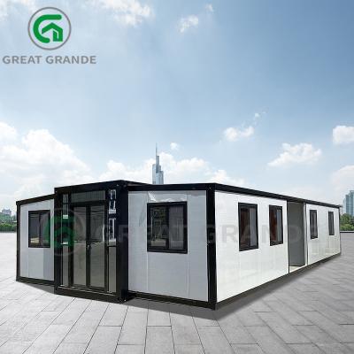 China Easy Installation Sleek Expandable Prefab House Sustainable Solutions ODM for sale