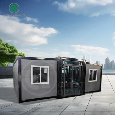 China Vervaardigers van voorgefabriceerde opvouwbare containerwoningen van 40 ft ODM Te koop