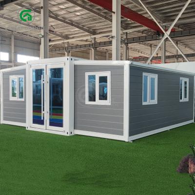 China 20FT Prefab Steel Home Gray Easy Assembled Modular Home Manufacturer for sale