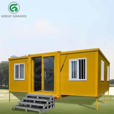 China 20ft Expandable Tiny Home Manufacturer Long Service Life Quick Installation Living Space for sale