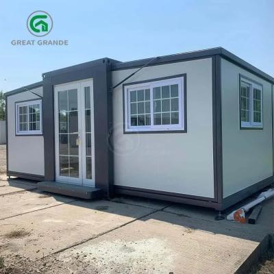China 20ft Prefab Expandable House Manufacturer Steel Frame Structure Thermal Insulation for sale