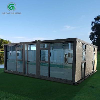 China 20FT Expandable Shipping Container House Manufacturer Galvanized Steel Frame Eps Sandwich Panels for sale