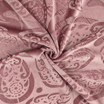 China Brush Korean Velvet Fabric 270 Gsm For Garments Upholstery for sale