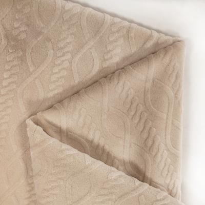 Chine Textile 100% cisaillé spécial de maison de polyester de velours mou superbe personnalisable de tissu à vendre