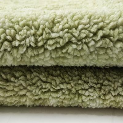 China Jacquard Velveteen Upholstery Plain Knitting Fabric 400 Gsm 100% Polyester 188F à venda