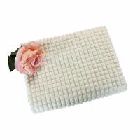 Chine Le jacquard a cisaillé la couleur solide latérale simple de tissu d'ouatine de flanelle pour Pillowslips Sofa Cover à vendre