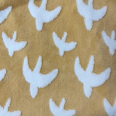 China Jacquard Shu Velveteen Fabric 300gsm For Coat Sofa Cover 100% Polyester Plush Fleece Fabric for sale