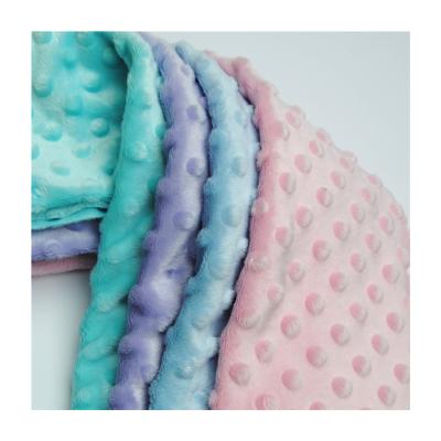 Cina Tessuto impresso 260gsm di Dot Bubble Super Soft Knit per Pillowslip Sofa Cover in vendita