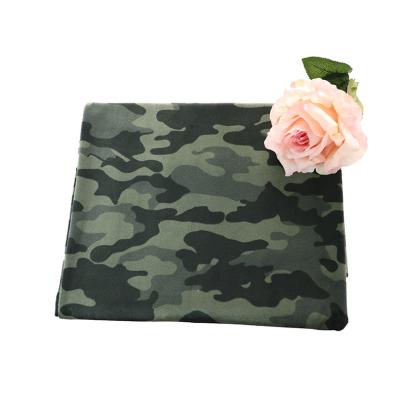 China Camouflage Printed Single Side Super Soft Fabric 250gsm 288F for sale