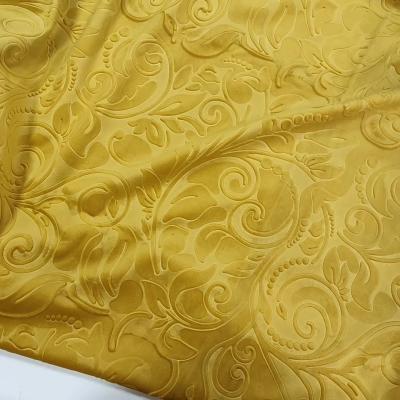 China 3D Embossed Sofa Holland Velvet Fabric 320gsm 150D for sale