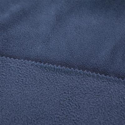 China Solid Brushed Polar Micro Fleece Fabric For Warm Clothes Dress for sale