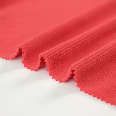 China Material polar de la tela del paño grueso y suave del telar jacquar rojo para la tienda de los zapatos en venta